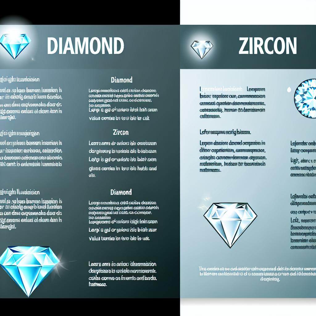 Vad är skillnaden mellan diamanter och zirkon?