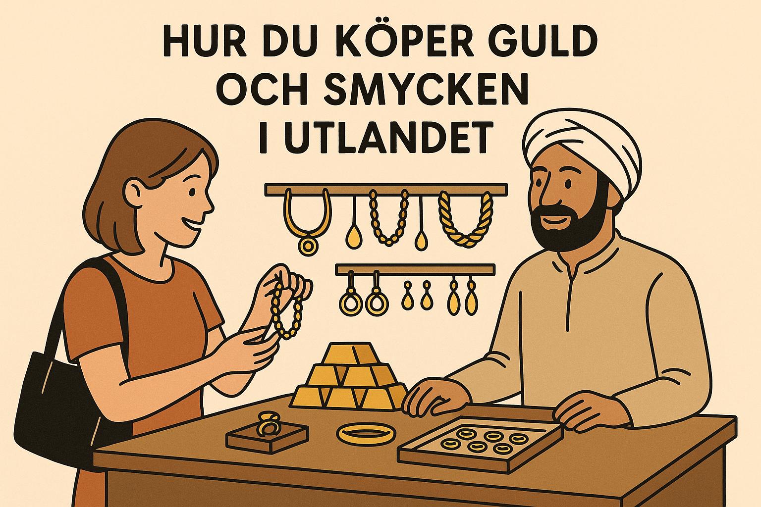 Hur du köper guld och smycken i utlandet