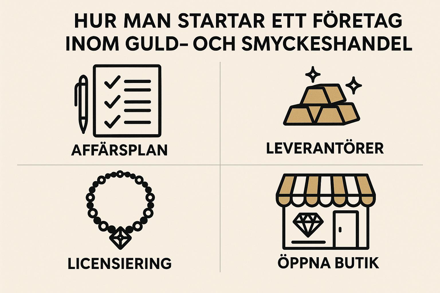 Hur man startar ett företag inom guld- och smyckeshandel