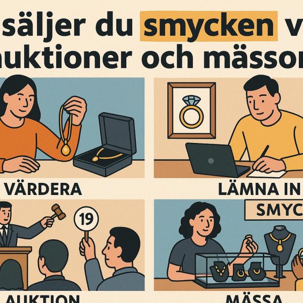 Så säljer du smycken via auktioner och mässor