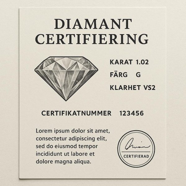 Vad är en diamantcertifiering och varför är den viktig?