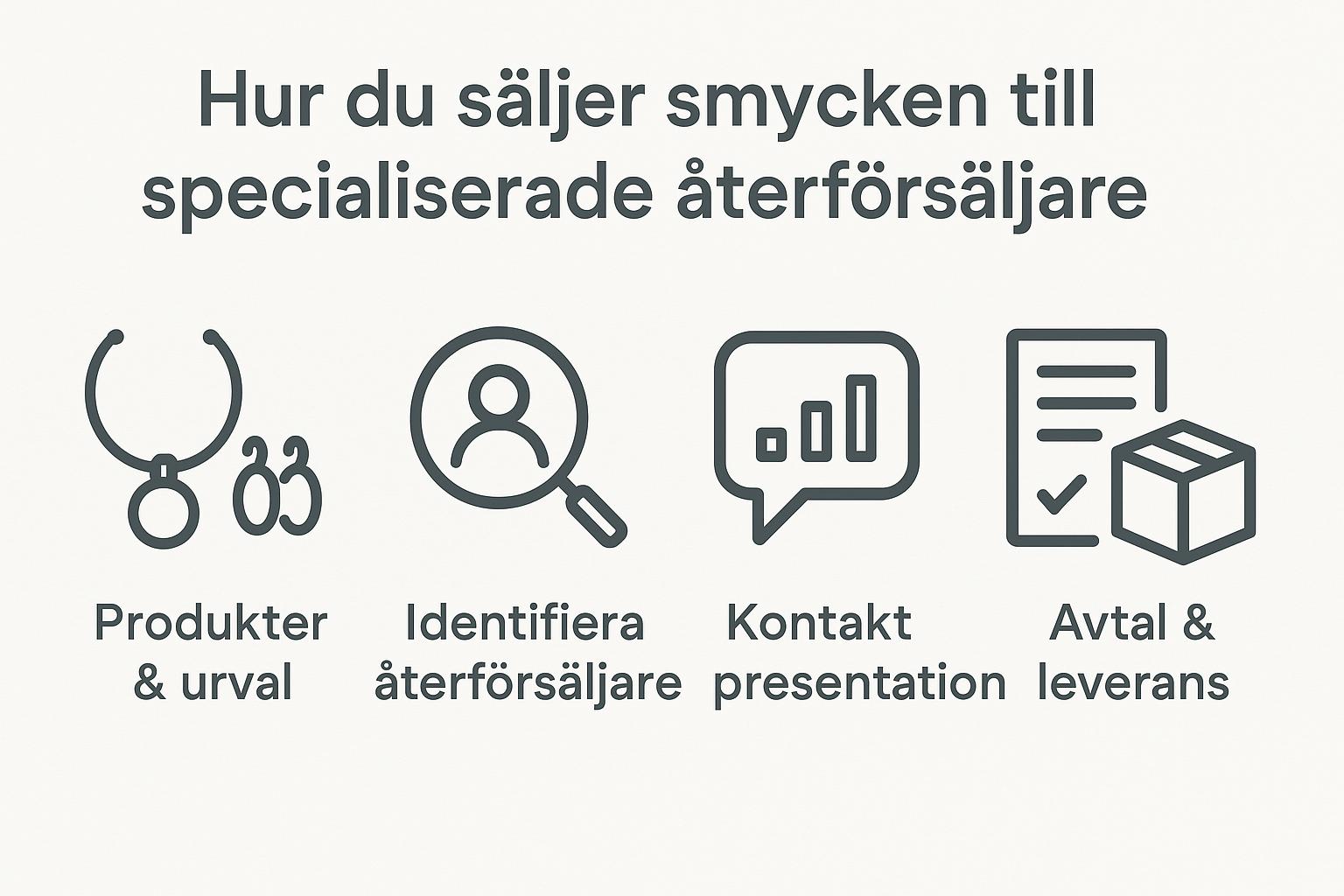 Hur du säljer smycken till specialiserade återförsäljare