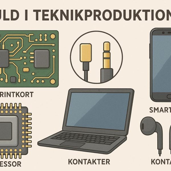 Hur guld används i teknologisk produktion