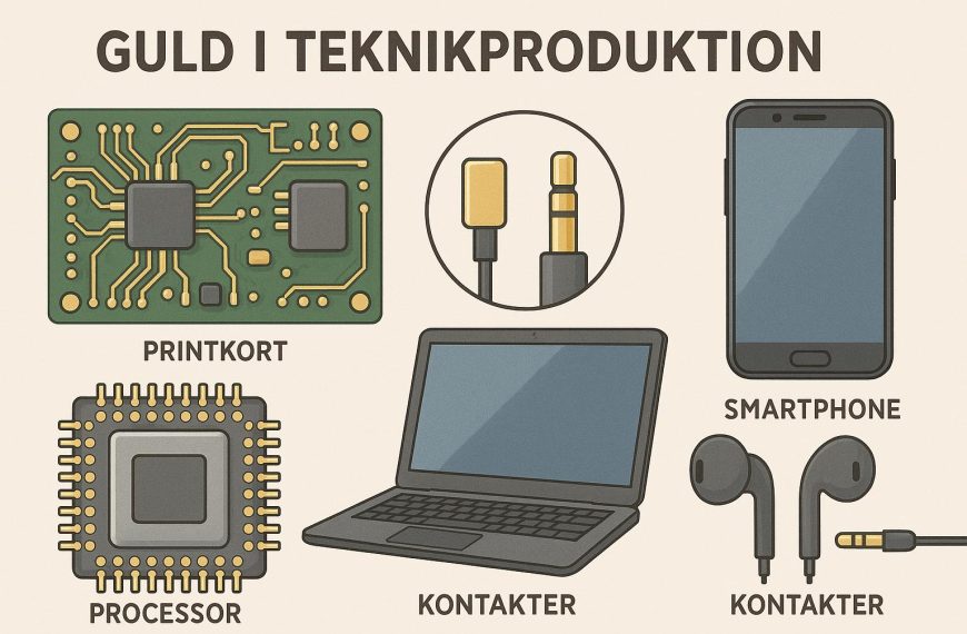 Hur guld används i teknologisk produktion