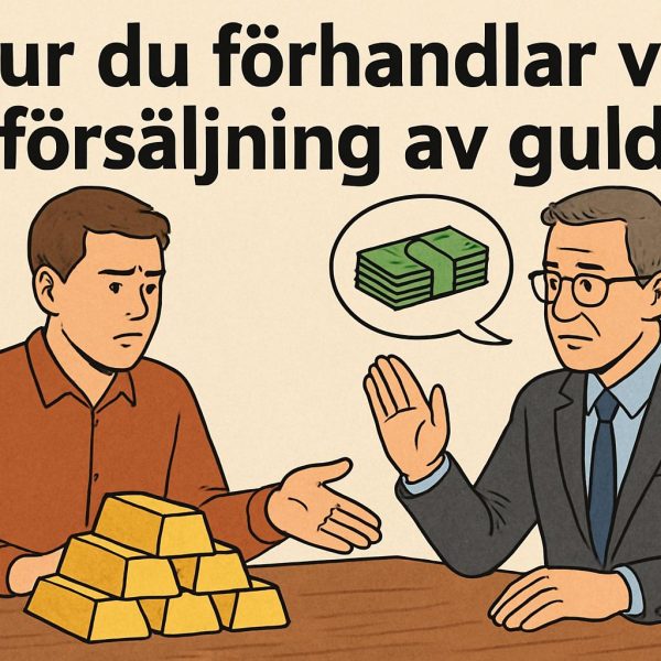 Hur du förhandlar vid försäljning av guld