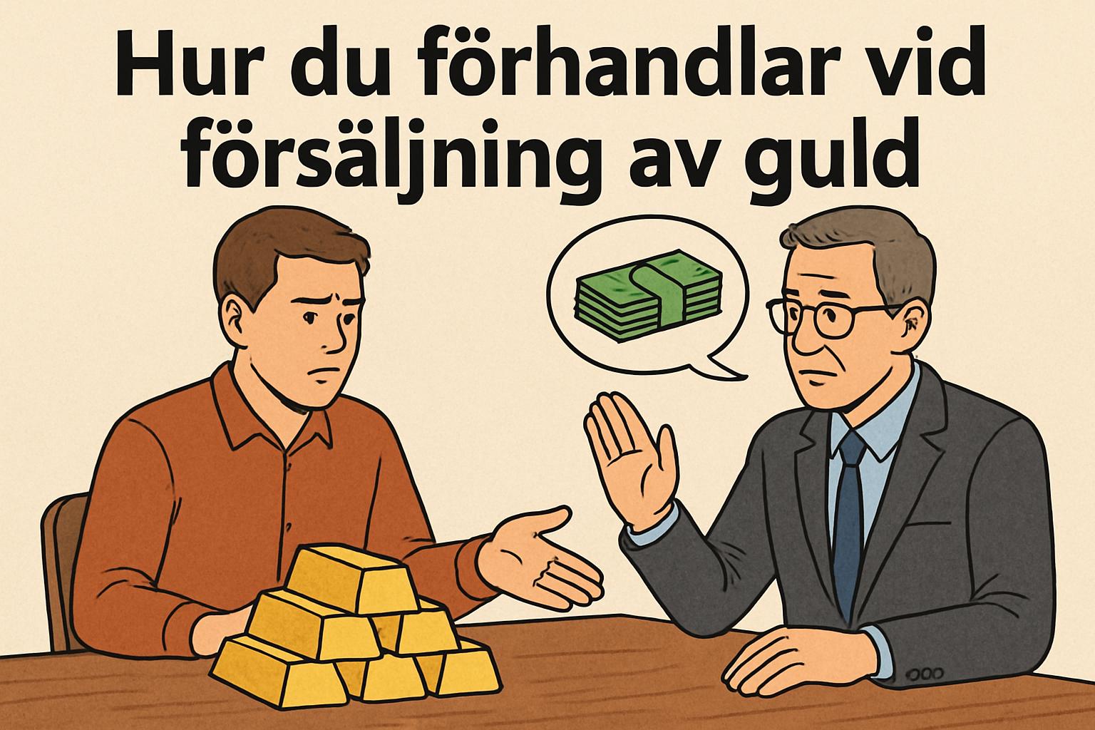 Hur du förhandlar vid försäljning av guld