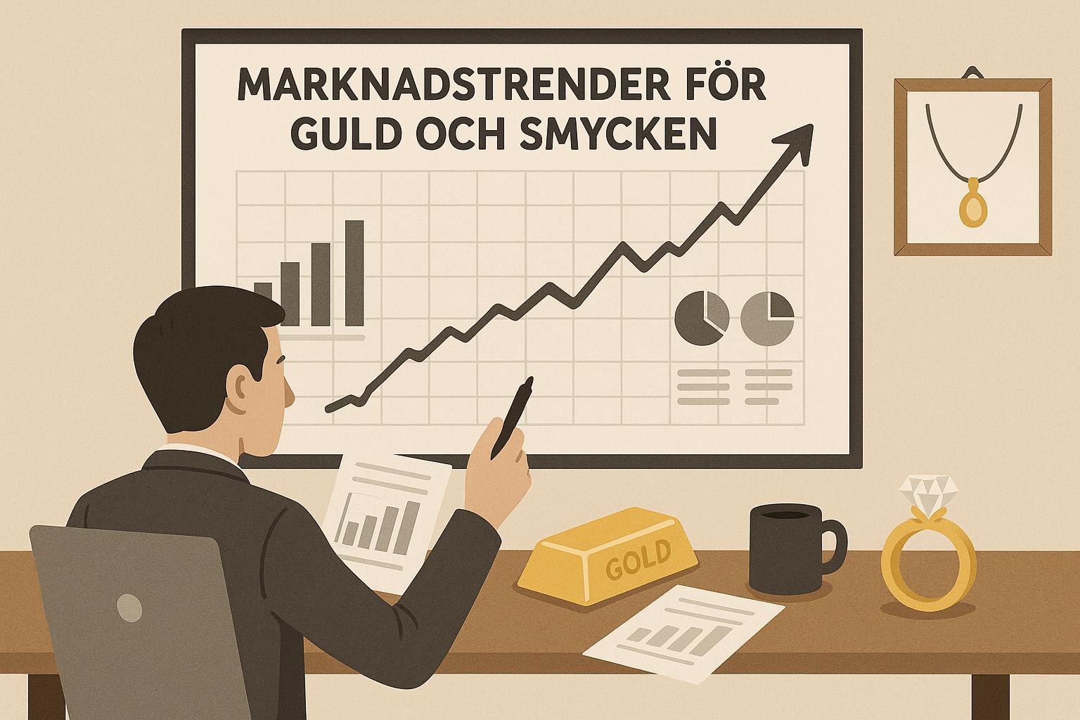 Så analyserar du marknadstrender för guld och smycken