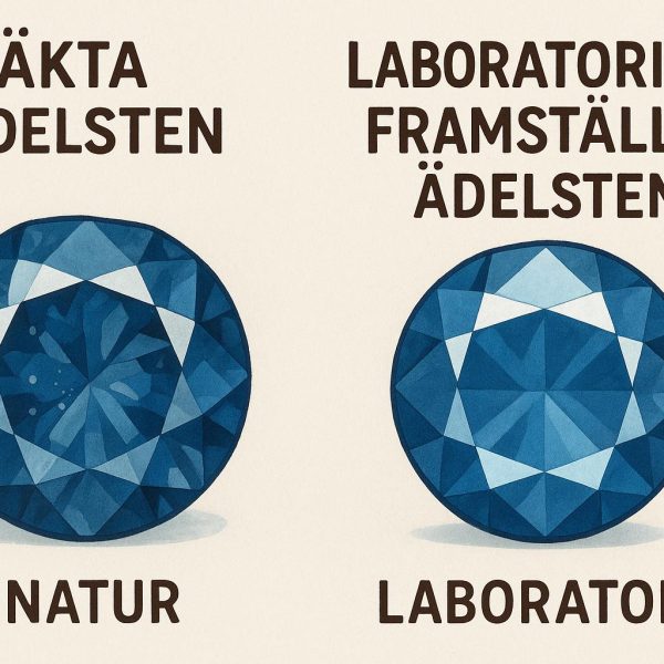 Vad är skillnaden mellan äkta och laboratorieframställda ädelstenar?