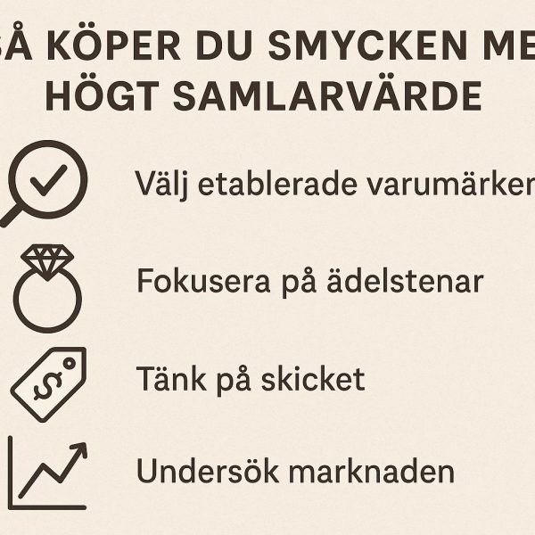 Så köper du smycken med högt samlarvärde