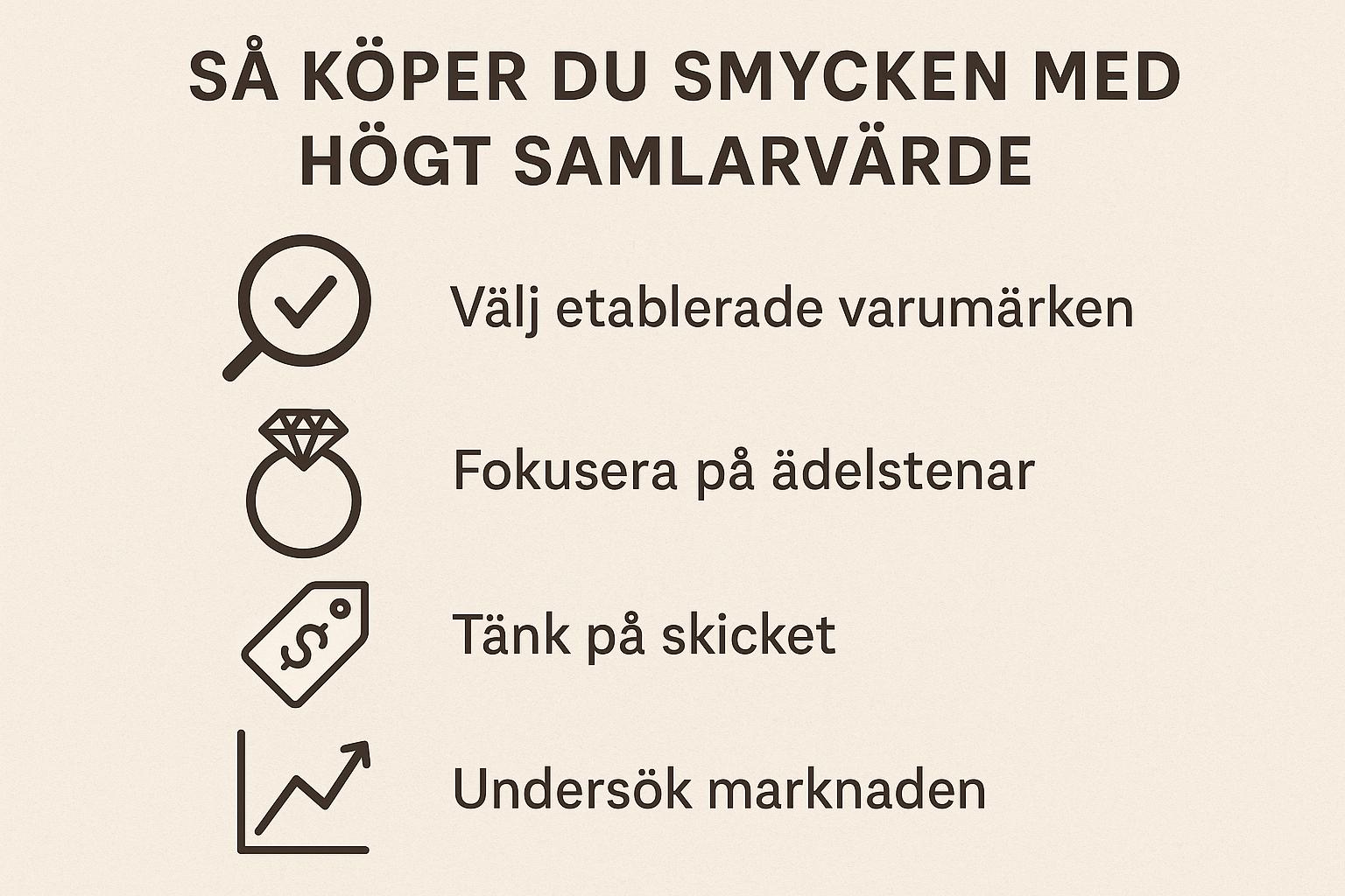 Så köper du smycken med högt samlarvärde