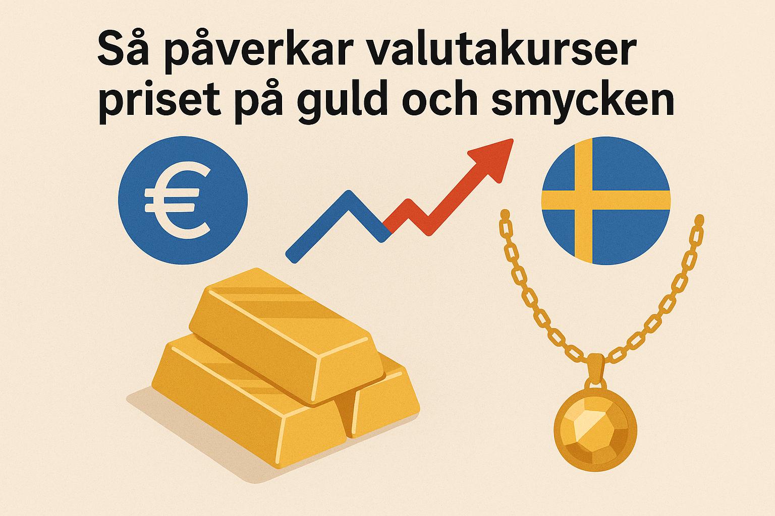 Så påverkar valutakurser priset på guld och smycken