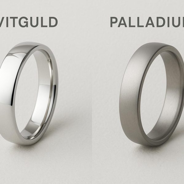 Vad är skillnaden mellan vitguld och palladium?